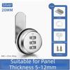 Multicolor Password Coded Lock Zinc Zinc Zinc Alloy Metal Security Locks File Drawer Locks  Cabinets