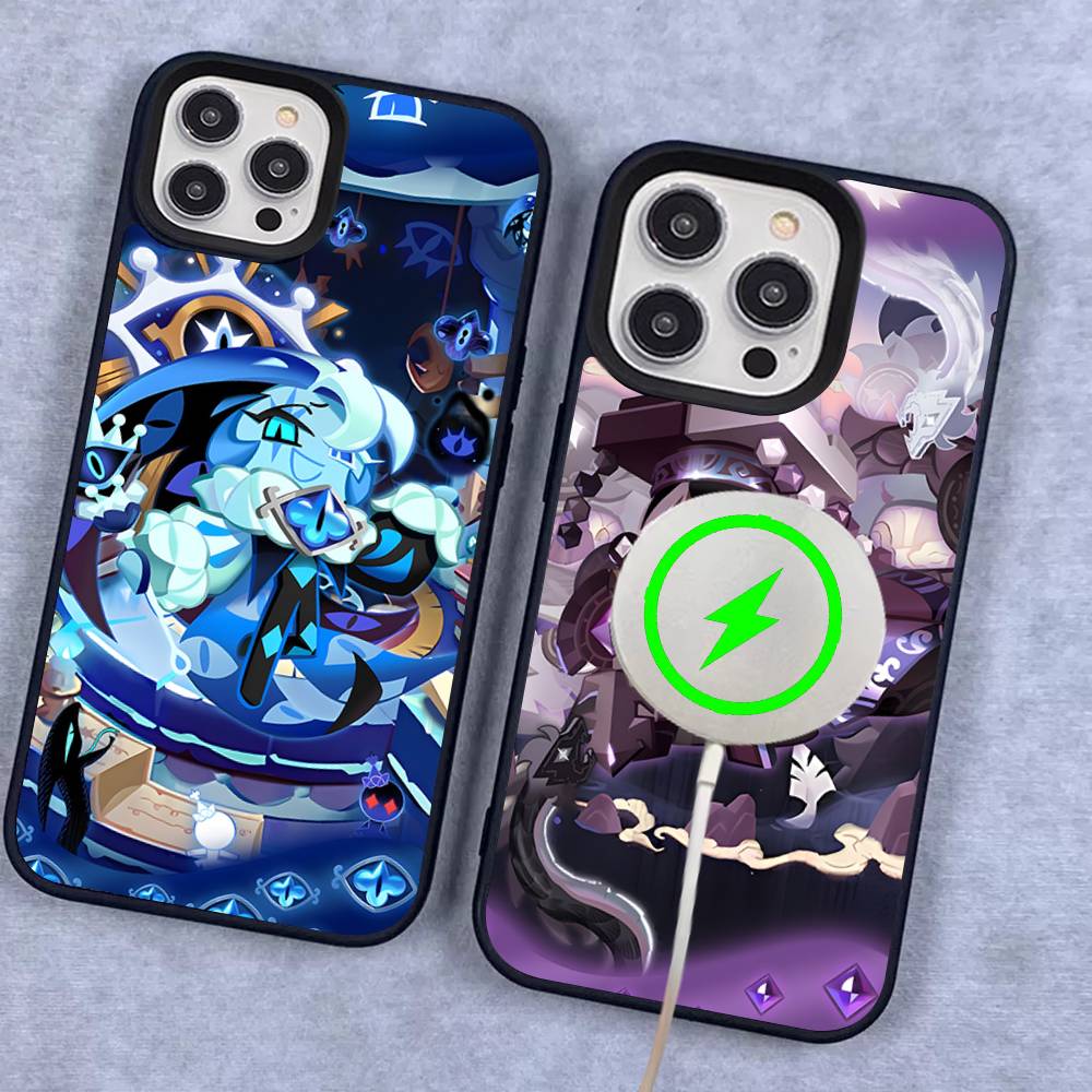 Магнитный беспроводной чехол для телефона Cookie Run Kingdom для iPhone 17 16 15 14 13 12 11 Pro Max Plus Mag Чехол для телефона