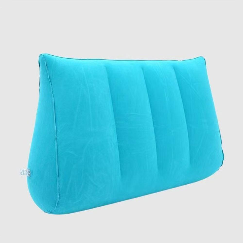 Triangle Cylinder Wedge Silicone Pillow PVC Flocking Inflatable Pillow New Triangle Pad  Home