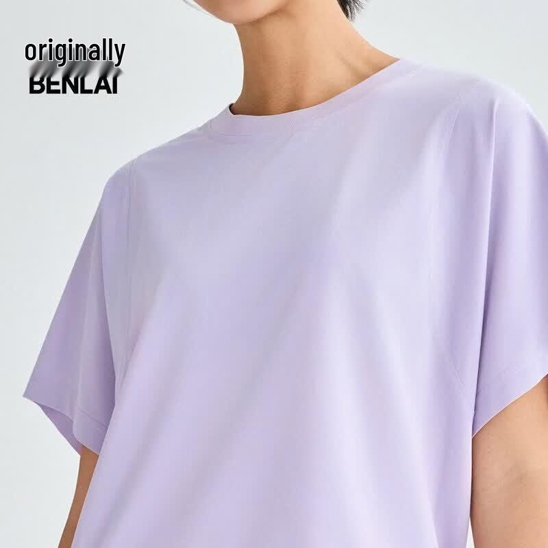 Женская охлаждающая свободная футболка с коротким рукавом BENLAI