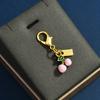Exquisite Cherry Butterfly Keychains For Women Bag Pendant Car Keyring Creative  Backpack Decoration Accessories Gifts