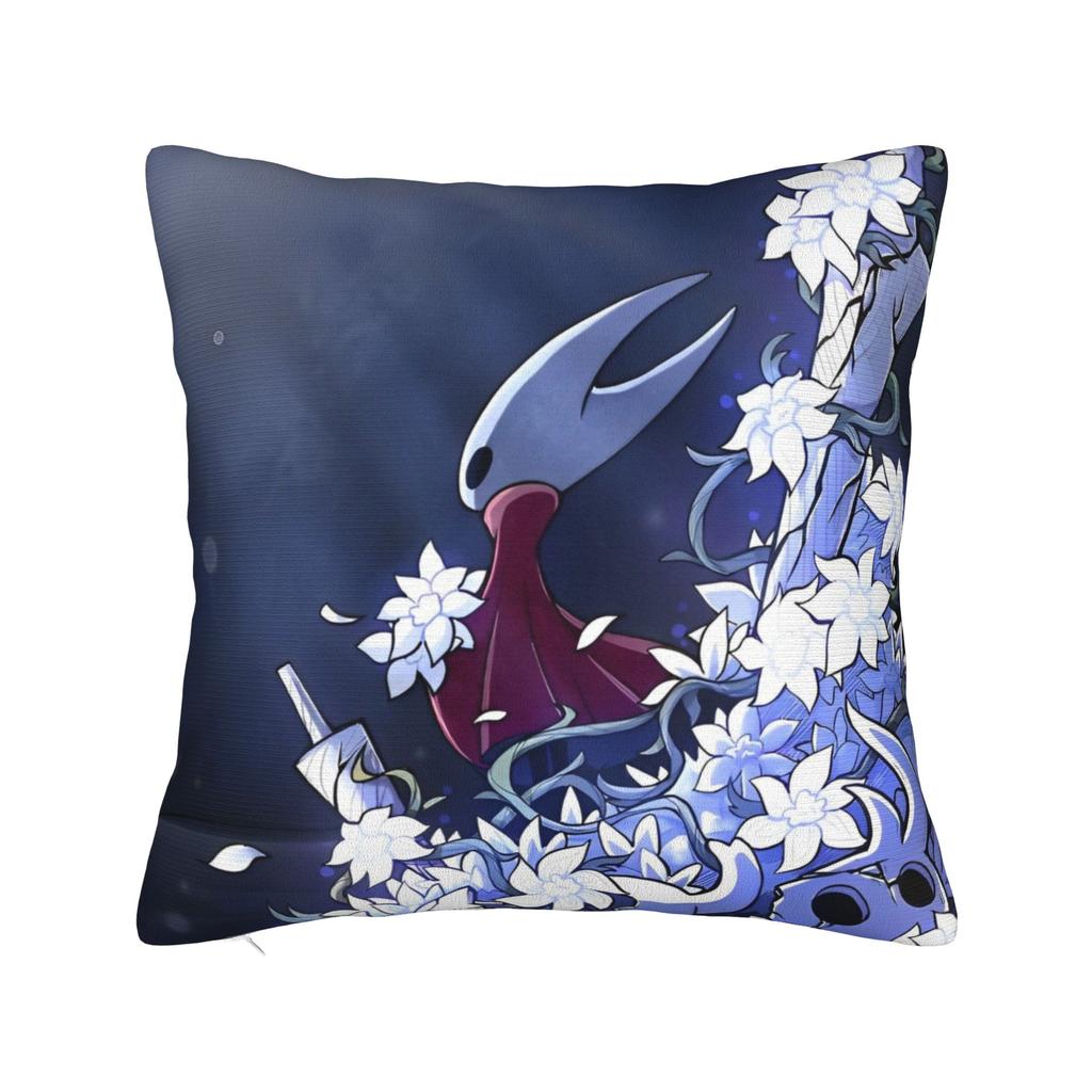 Hollow Knight Инди Игры Квадратная Наволочка Подушка-подушка для Action Adventure Новинка Декор на Молнии Наволочка для Автомобиля 18x18
