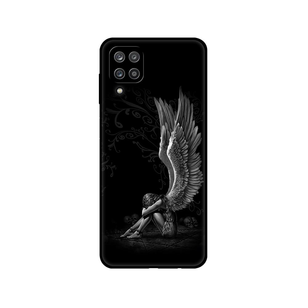 Мягкий силиконовый чехол для Samsung A12, чехол для телефона Samsung Galaxy A12, GalaxyA12 A 12 SM-A125F a125, бампер 6,5 дюйма; черный чехол из ТПУ