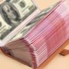 Portable Cash Envelope Binder Wallet A6 Size Money Planner Organizer for Kids Students and Household Budgeting