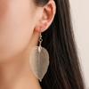Popular Retro Earrings Fashion Temperament Long Openwork Leaves Earrings Trend Accessories