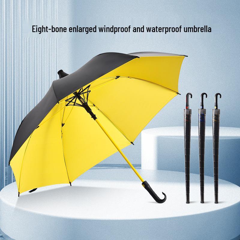 Большой двухцелевой зонт для гольфа со встроенным водонепроницаемым чехлом, красочный дизайн, подходит для любой погоды.