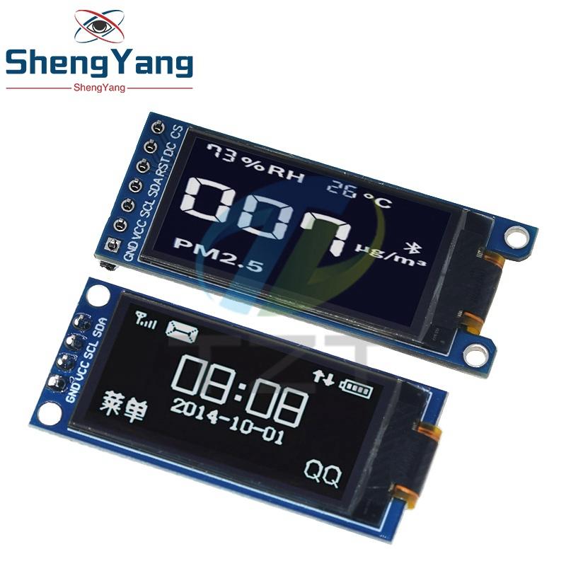 TZT 1,3-дюймовый OLED-дисплей 4-контактный 7-контактный 64×128 LCD-модуль SSD1312 LCD 1,3" OLED-модуль с вертикальным экраном для Arduino