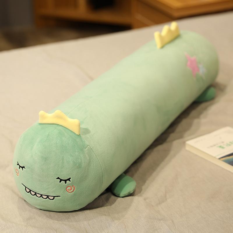 Круглая наволочка Мягкая ткань Длинная наволочка Милый шейный валик Подголовник Новая колонка Длинная декоративная подушка Домашний декор