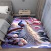 3d Bedside Thickened Peacock Bedroom Carpet Universal Four Seasons Bed Front Bay Window Mat Kitchen Living Room Highend Carpet