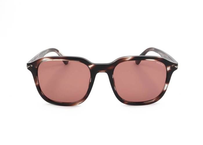 Lunettes de Soleil Police SPLL81 53/20/145 0GGU БЛЕСТЯЩИЙ МЕЛАНЖ КОРИЧНЕВЫЙ АЦЕТАТНЫЙ MAN POL SUN SPLL81 0GGU 53 20 145