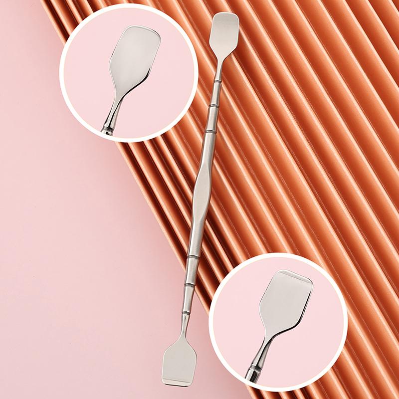 Скребок из нержавеющей стали с двойной головкой для удаления черных точек, инструмент для удаления пятен на лице, удаления прыщей и комедонов