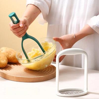 Картофельная давилка из нержавеющей стали Ручная чесночная давилка Экономьте усилия Пищевые добавки Инструменты для приготовления картофельного пюре Инструменты для кухни ресторана