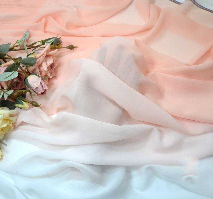 1x1,45 м многоцветная градиентная парча шелковая шифоновая ткань тюль ручная работа своими руками древнее ханьфу сценическое танцевальное платье свадебный декор ткань