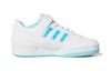 adidas Оригинальные FORUM Радужные Низкие Скейтбордические Кроссовки Бело-Синие Детские Возраст 3-7 Лет GZ8846