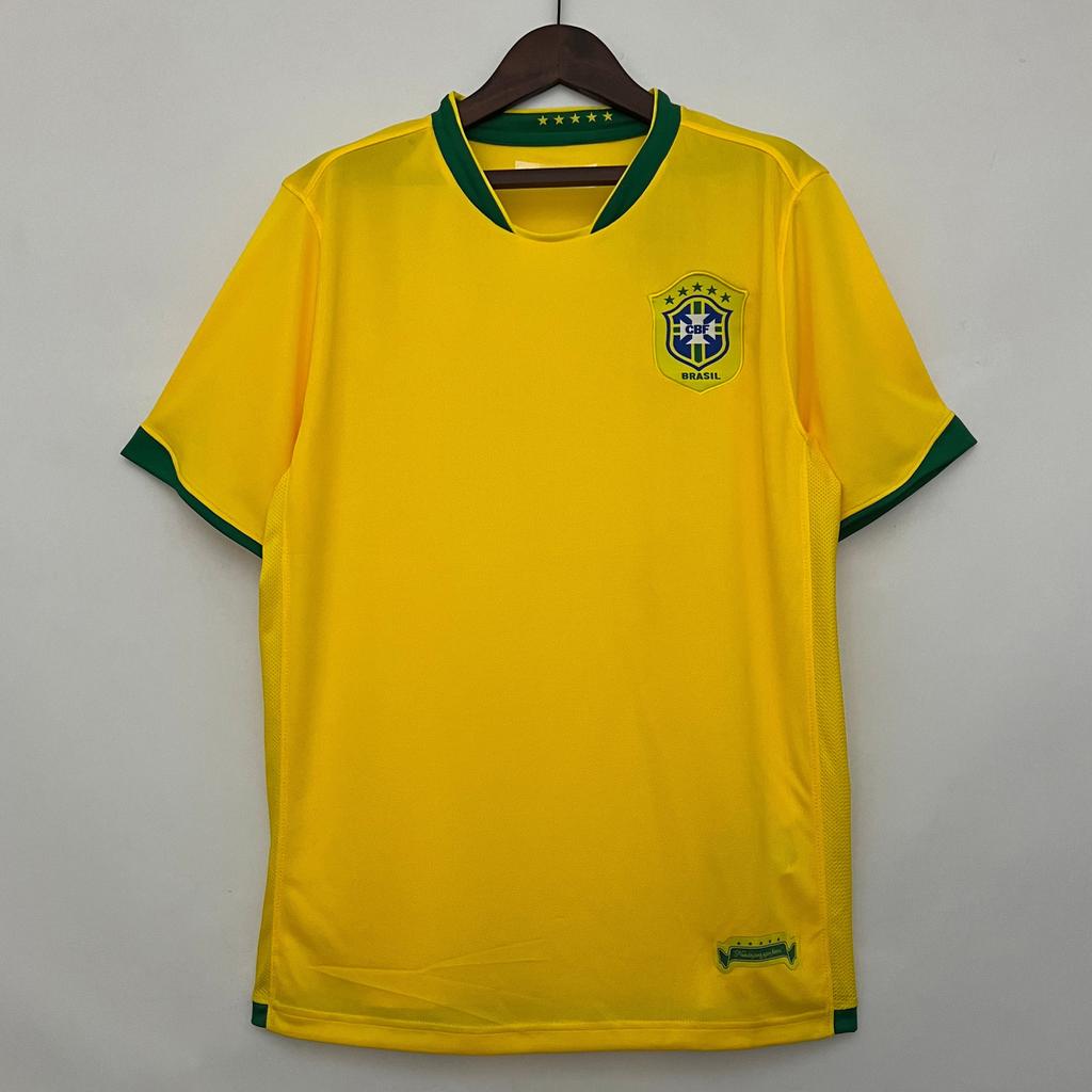 Five Star Brazil Home Away 980204 Retro Jersey National Team Fan Edition Thai Football