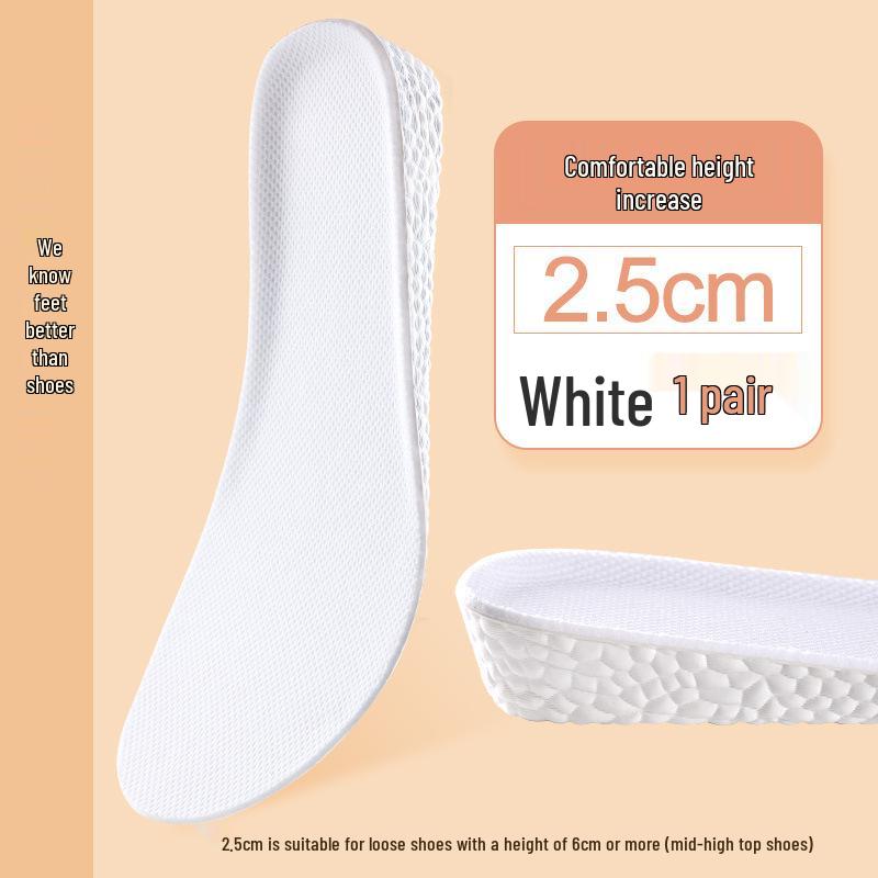Boost Super Soft Height Increasing Air Cushion Insoles - Unisex Pressure Relief Sports Shoe Pads