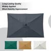 Waterproof Patio Umbrella UV Protection Sunshade Sun Shade Replacement Canopy  Garden
