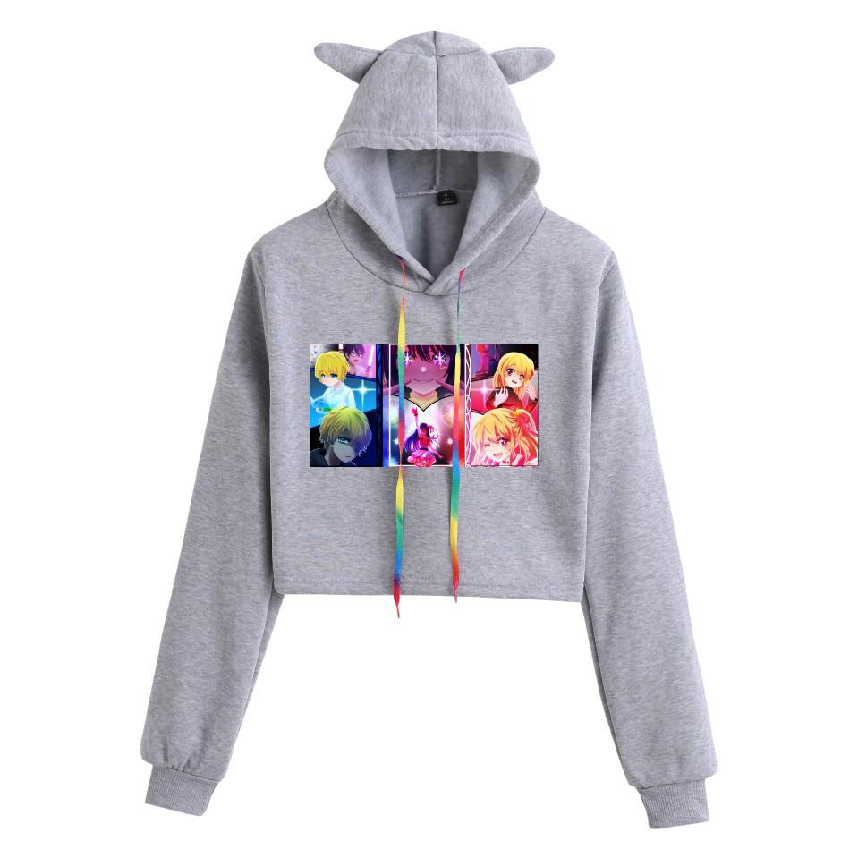 2023 Oshi No Ko Starry Child Cat Ear Anime Hoodie