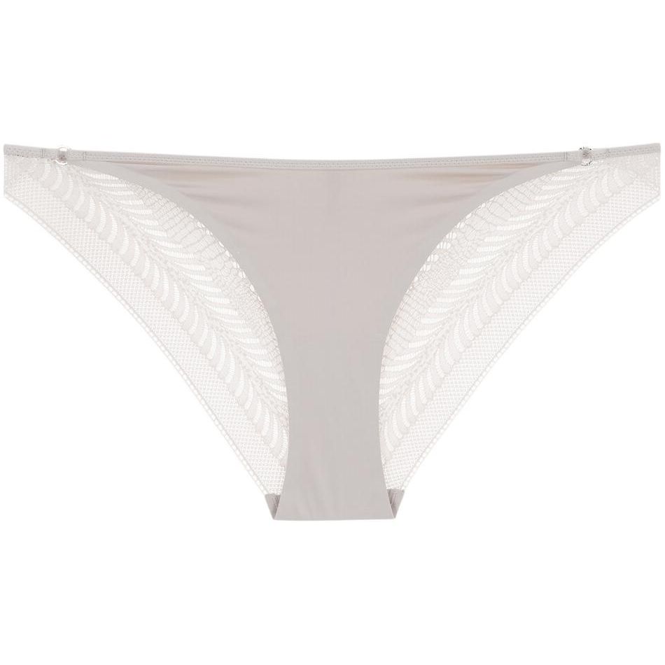 Calvin Klein Minimalist Lace Comfortable Underwear Women Underwear Light-Gray QF7549AD-K6B