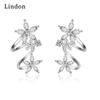 Lindon Women's Zircon Copper Alloy Earrings - Wedding Party Gift Pendant Earrings