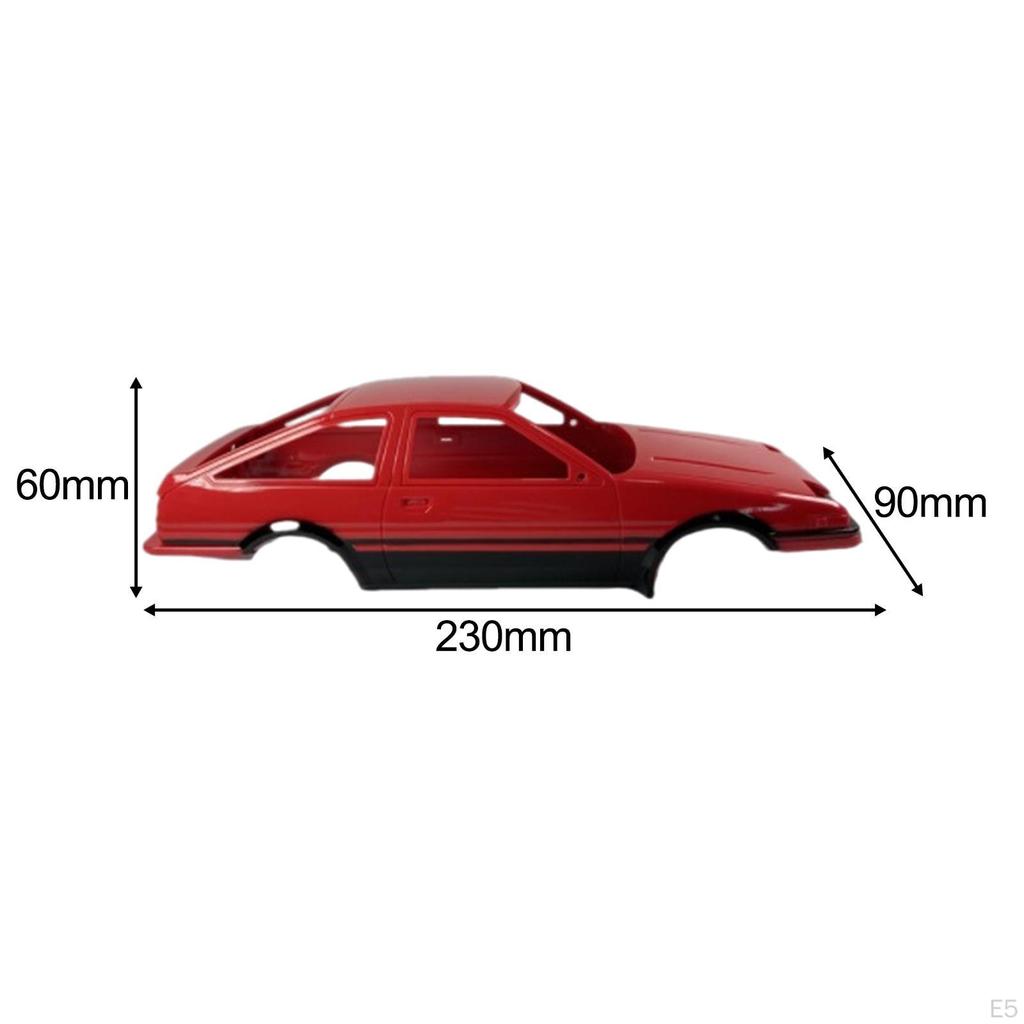 1/18 Car Shell Finished Body Frame Hobby Toy Heavy Duty Sturdy Accessories Upgrade RC