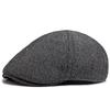 Повседневная елочка ретро кепка газетчика мужчины женщины осень зима теплый берет мода мужская плоская кепка эластичные регулируемые береты унисекс