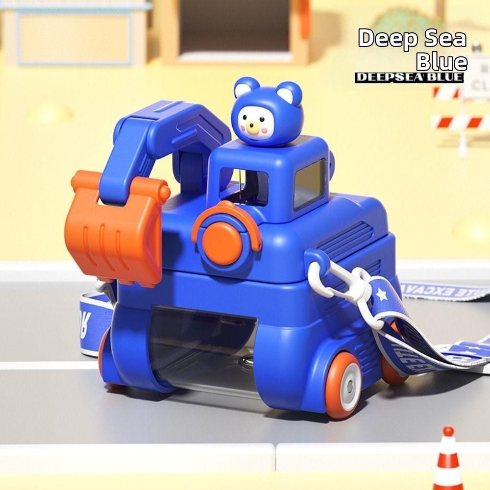 Toy Car Shape Bounce Kettle Leak-Proof Drinking Water Jug Large Capacity Car Water Cup Outdoor