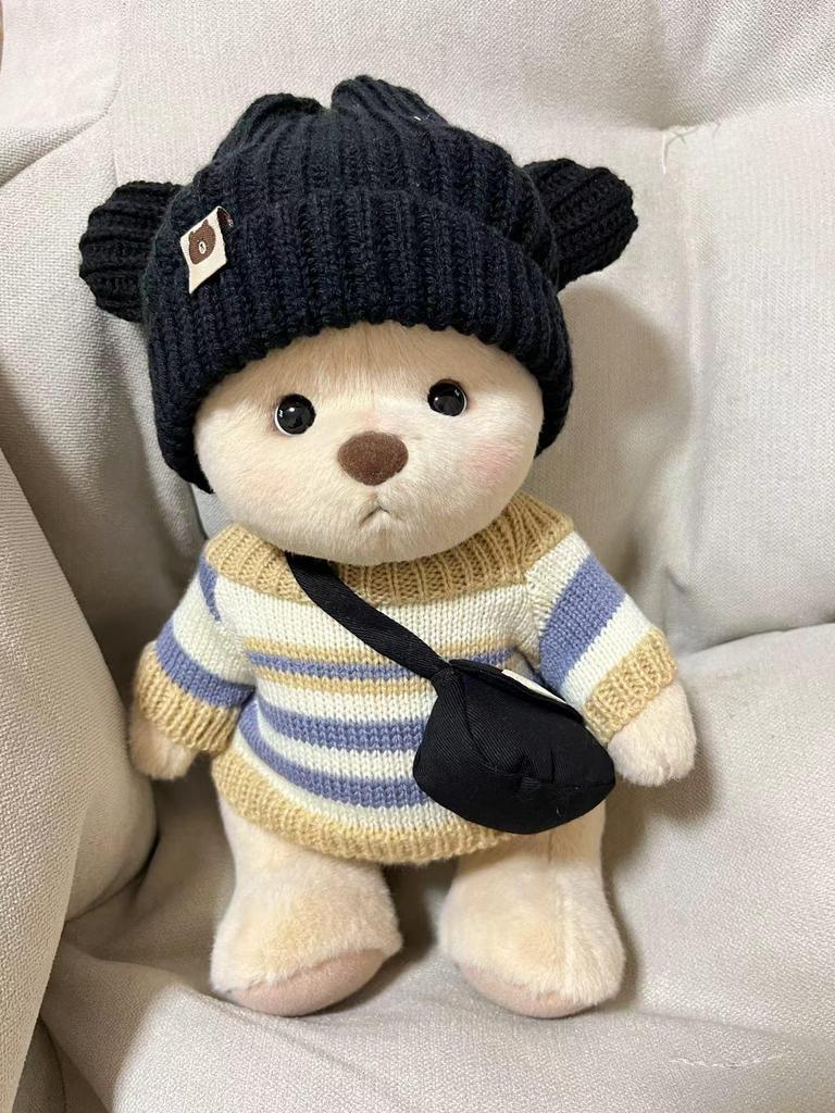 Плюшевая игрушка Лина Медведь 30 см с пижамой для переодевания