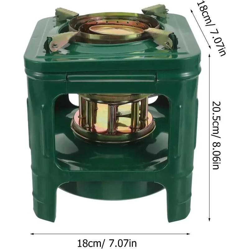 Outdoor Portable Kerosene Stove Windproof Burner Camping Heater Patio Picnic Cooking Stove Paraffin Kerosene Heater Safety