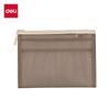 Deli TPU Multi-layer Zipper Document Pouch
