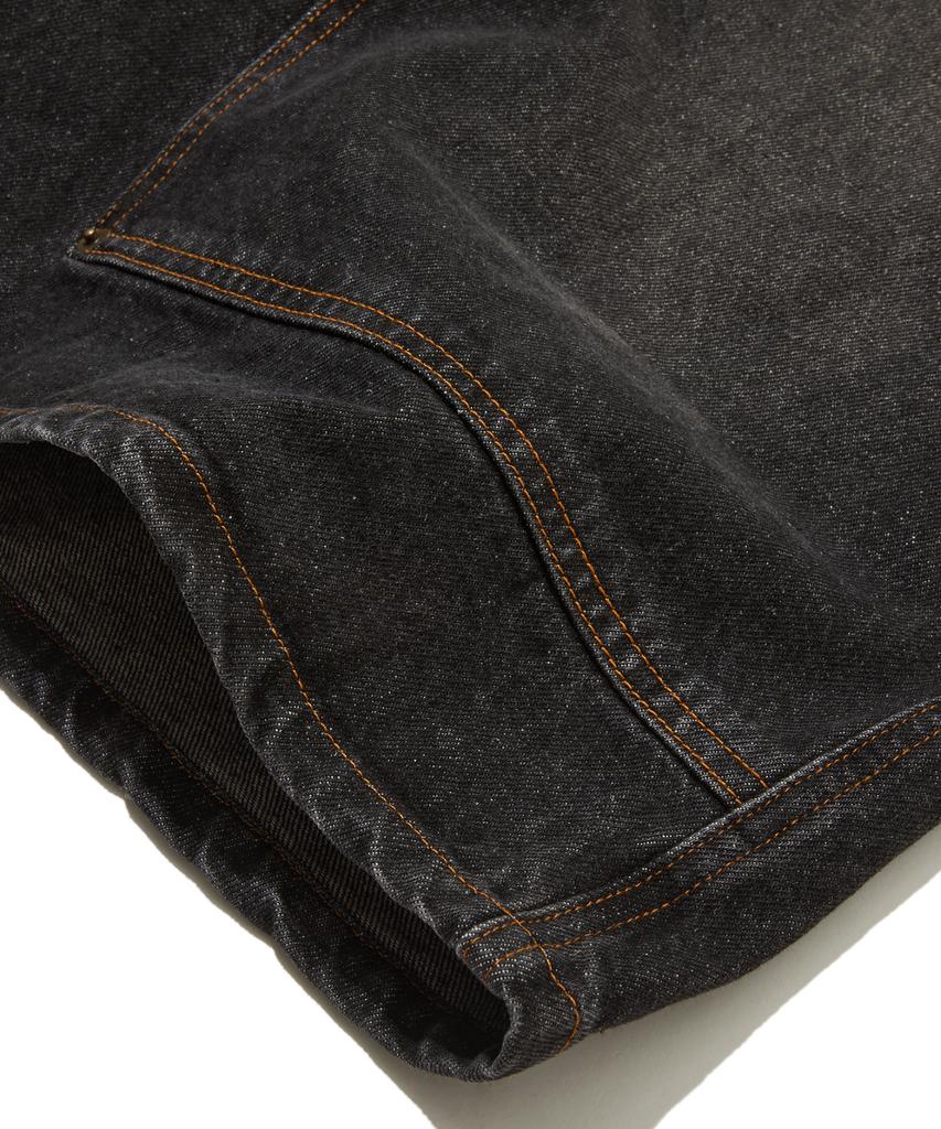 PENFIELD Джинсовые Бермуды с Двойным Коленом, Выстиранные в Банке, Черные_Fs2Wp13U
