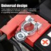 2pcs Battery Terminal Clamp Zinc Alloy Positive & Negative Pole Auto Car Screw Connector Car Battery Terminal Clamp Accessories
