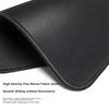 Mouse Pad Small Size, Home Simple Mouse Pad, Portable Laptop Desk Pad, Non-Slip Keyboard Pad with Locking Edge, Thickened Version, Black, 21*26cm