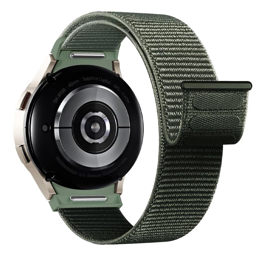 Без зазоров Ремешок Для Samsung Galaxy Watch 7 6 FE 4 Classic 5 pro 44мм 40мм 47мм 45мм Нейлоновый Loop браслет correa Galaxy Watch 7 Ремешок