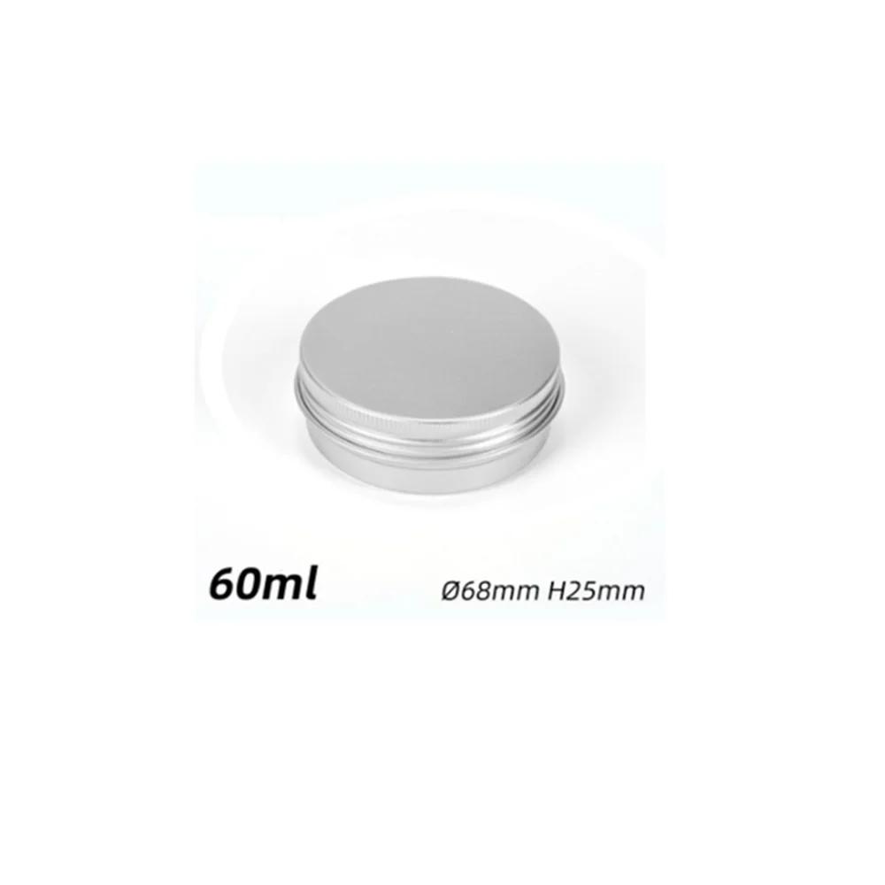 5 мл-250 мл Косметические алюминиевые банки Алюминиевые коробки Серебряные алюминиевые банки Банки с завинчивающейся крышкой Круглые банки для свечей и специй Банки с крышкой Контейнеры