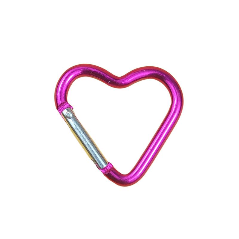 Карабины с зажимами в форме сердца Компактные быстросъемные карабины с защелкой Прочные держатели ключей с высокой нагрузкой Кемпинг