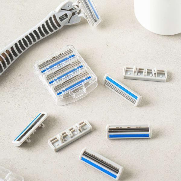 Набор лезвий для бритвы с тремя лезвиями