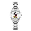 Disney Women's Mickey Mouse Character Vivid Metal Band Watch D11528DW,Korean Popular Watches