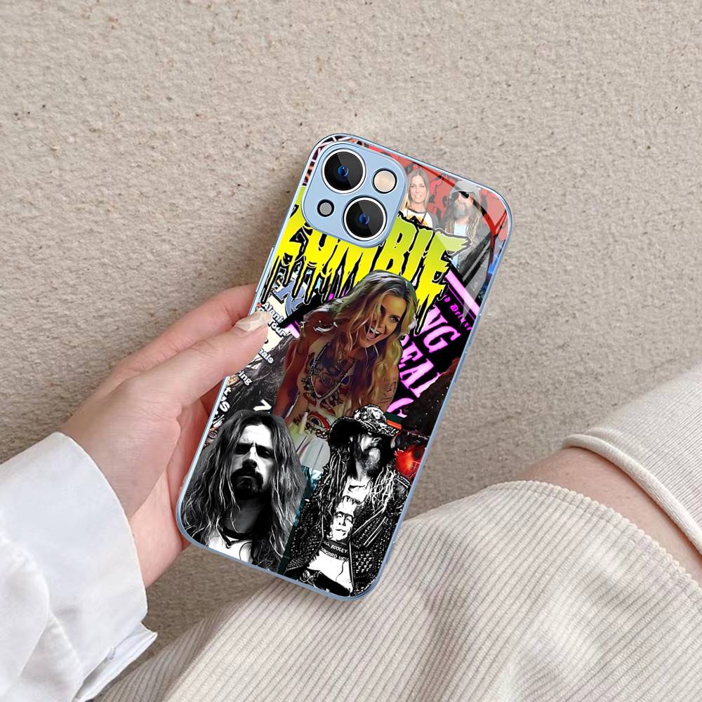 Ретро Певец R-Роб Z-Зомби Для IPhone 14 13 12 Mini 11 Pro XS Max X XR 14 Plus Закаленное Стекло Чехол