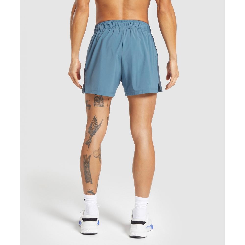 Gymshark Sport 5 Шорты Выцветший голубой Титановый синий A2a8k Ucmz