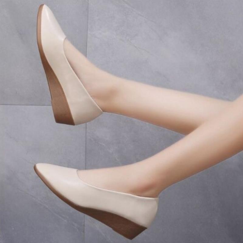 New Arrivals Open Run Flat Shoes Spring Interview Dress Shoes Women 3color