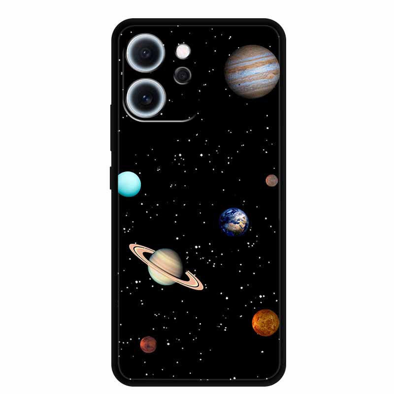 Gift Case For Oppo Reno15 F Back Flower Phone Cover 15F Silicone TPU Cases Reno15F Soft Protector Coque Funda Capa Shell Bumper