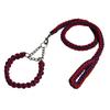 Поводок для собаки Avidora Цепочка-полуудавка Длинный поводок Ошейник для крупной собаки Фиолетовый Красный L
