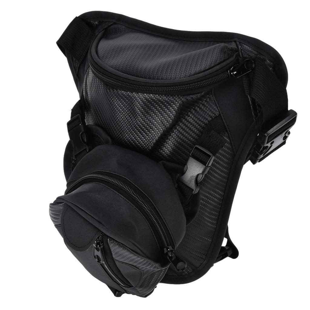 Men Leather Thigh Bag Multifunctional Drop Leg Bag Thigh Satchel for Bicycle Travel Hiking