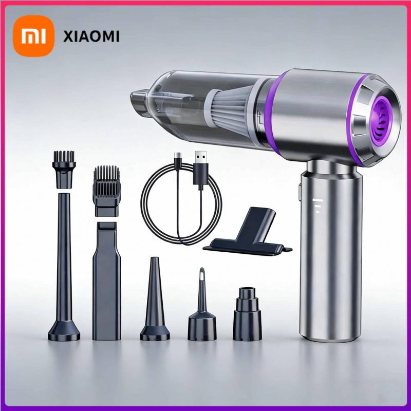 Xiaomi New Portable Handheld Vacuum 30000Pa Cordless Car Vacuum Cleaner With Brushless Motor 4 In 1 For Keyboard, Home, Pet And Car