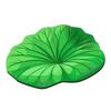 Realistic 3D Leaf Rug Irregular Leaf Shaped Floor Mat Anti Slip Green Leaf Doormat for Bathroom