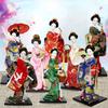 Dance & Geisha Japanese Doll Model 25cm Oriental Doll Decoration Japanese-Style Ornament Souvenir Desktop Decor Gift for Foreigners Birthday