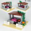 1606B Happy Pig Farm Happy Farm Scene Assembling Accessories Building Block Toys
