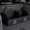 fcvdz6 Leather Folding Storage Box Car Trunk Tool Organizing Accessories For Volvo XC90 V90 V60 XC60 V40 S80 S60 S90 C40 XC40 V70 XC70