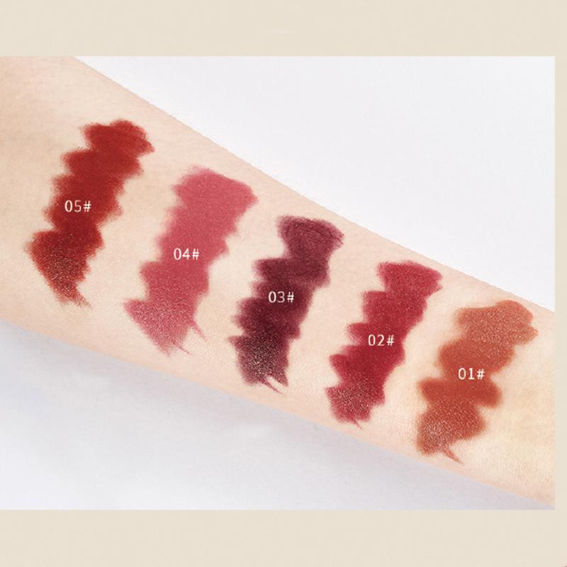 Мини-капсульная помада, набор в подарочной упаковке, 5 шт., нелегко обесцвечивать матовый матовый блеск для губ GYY